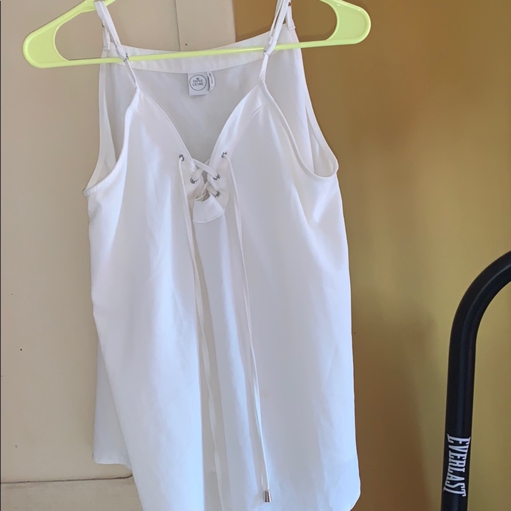 Creme tank top